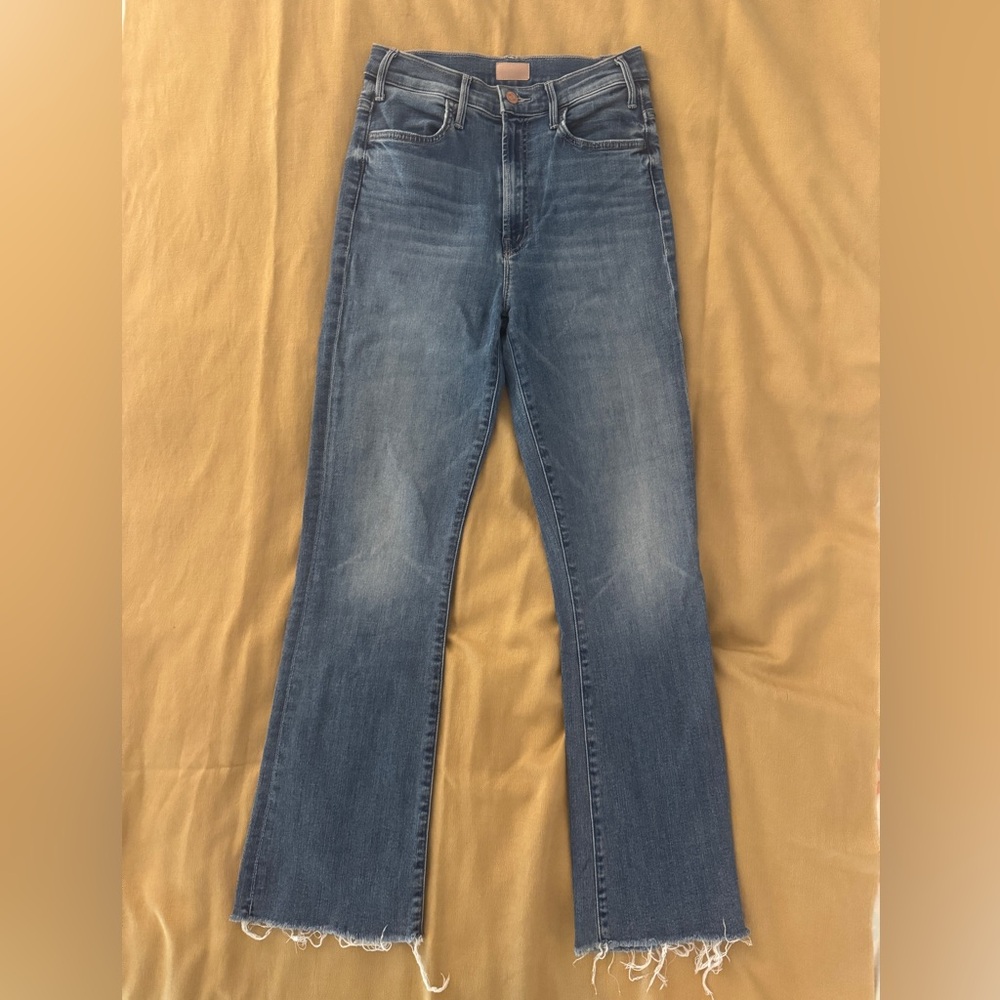 MOTHER Blue Ankle & Cropped Jeans
